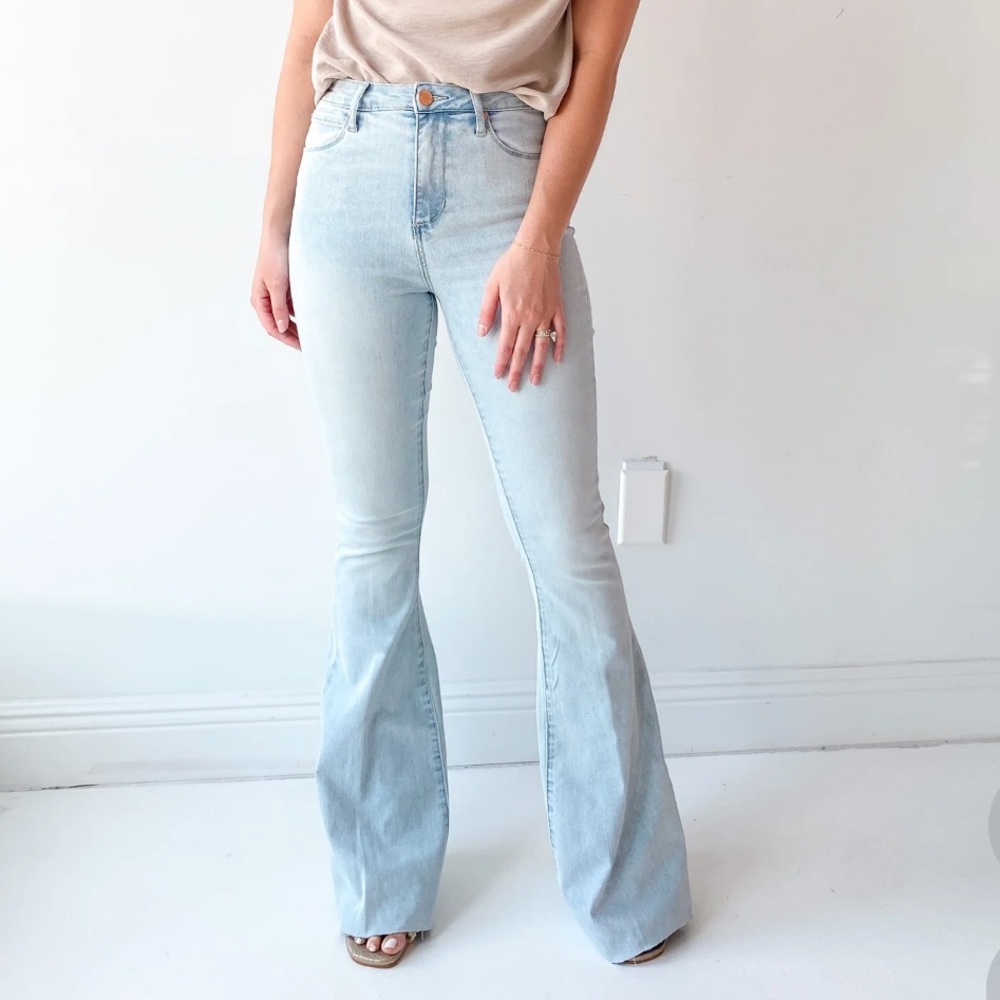 Articles of society never worn light wash flare